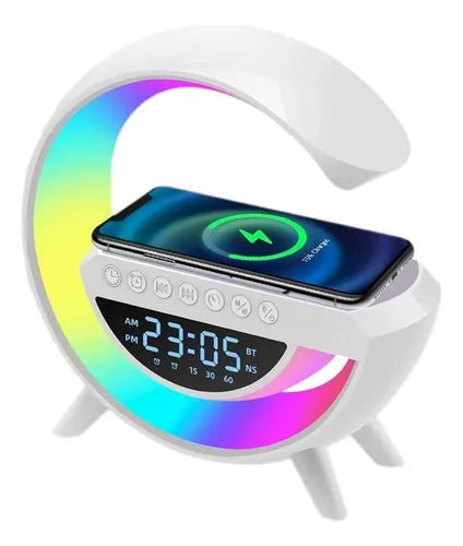 🔥 Parlante + Lámpara LED + Cargador Inalámbrico 3 en 1 – Tecnología y Estilo en un Solo Lugar 🔥